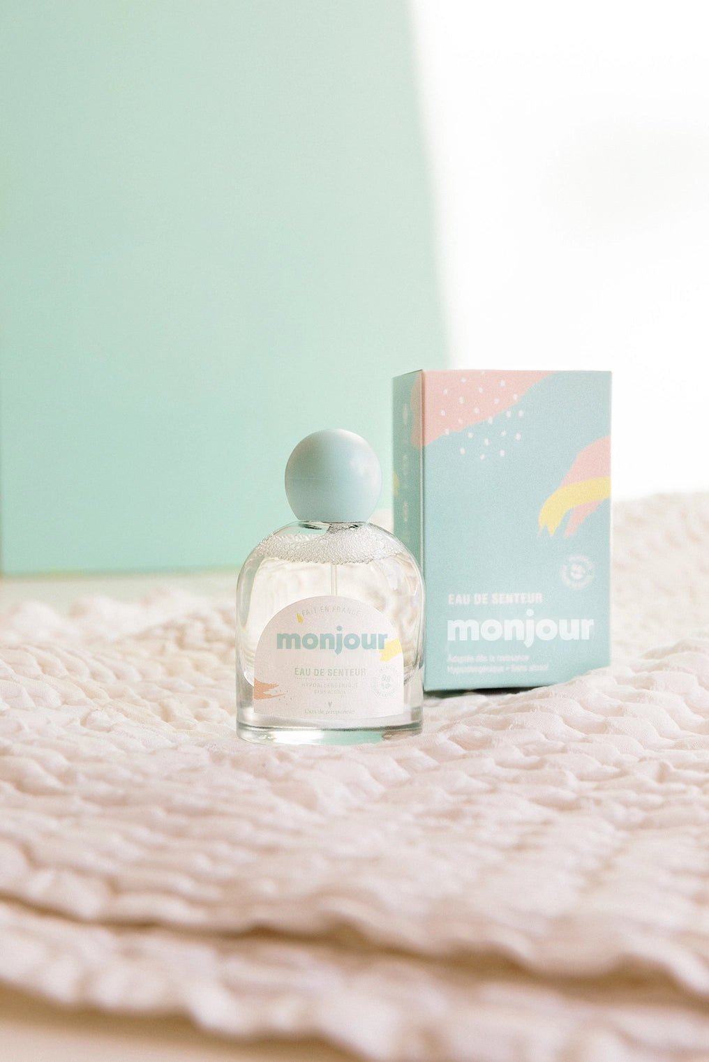 Eau de senteur, sans alcool dès la naissance