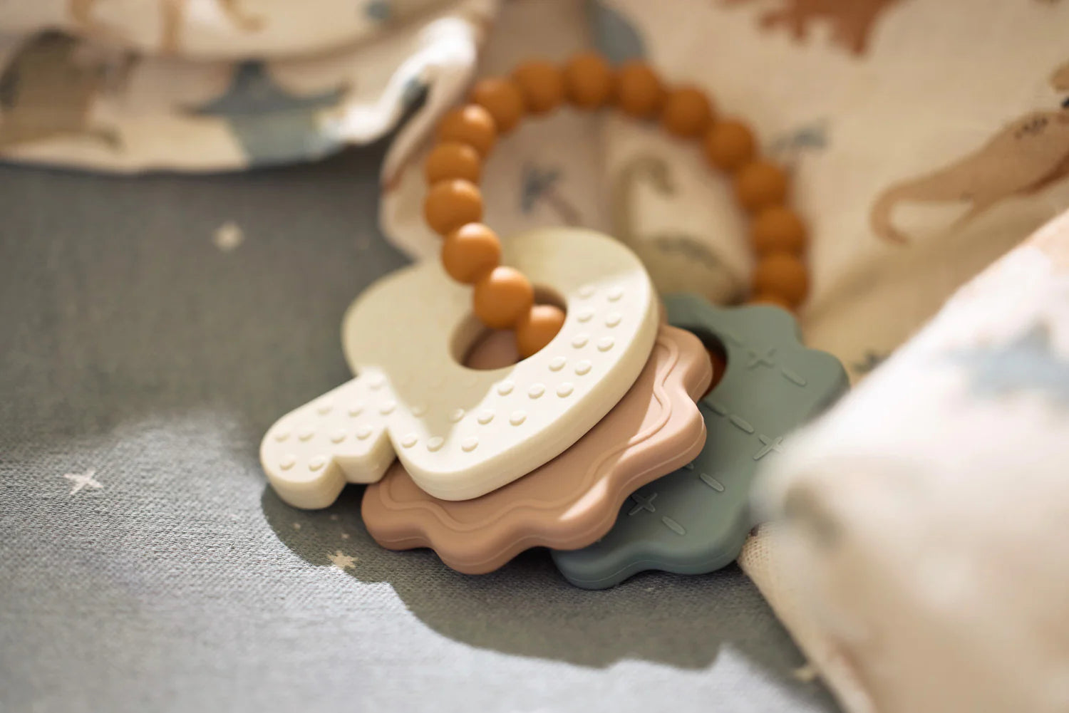 Anneau de Dentition en Silicone - Lovely Birds