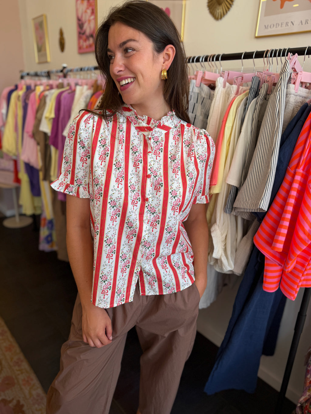 BLOUSE LISA ROUGE