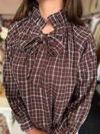 BLOUSE ANNY CHOCOLAT