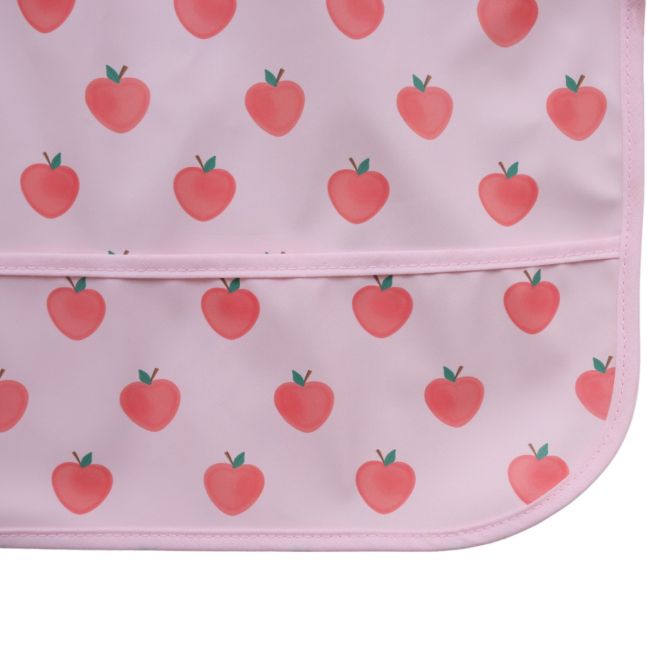 Bavoir tablier manches longues 1-3 ans Pommes