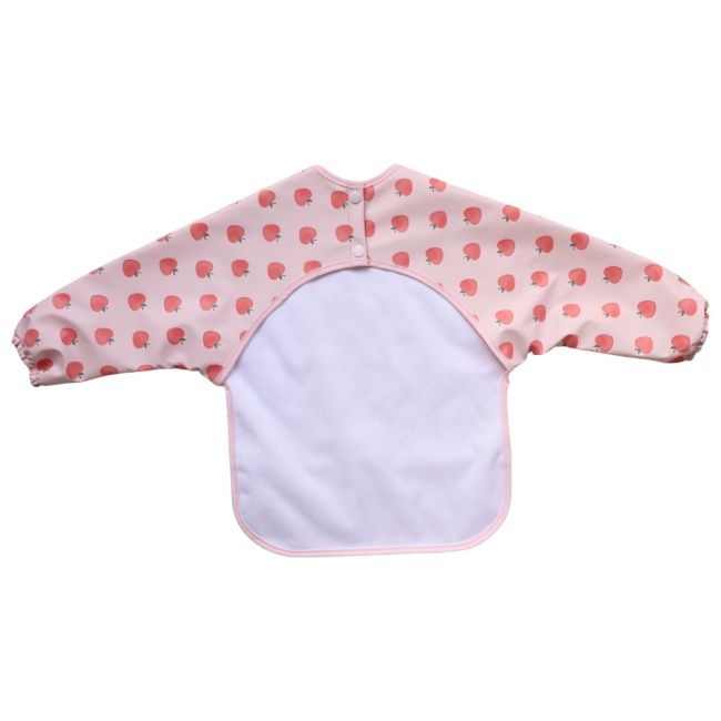 Bavoir tablier manches longues 1-3 ans Pommes