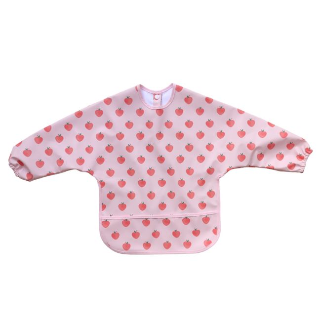 Bavoir tablier manches longues 1-3 ans Pommes