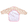 Bavoir tablier manches longues 1-3 ans Lapin rose