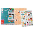 Livre stickers repositionnables Animaux en ville