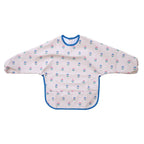 Bavoir tablier manches longues 1-3 ans Fleurs