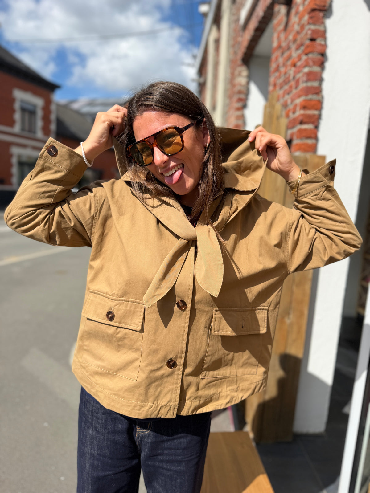 TRENCH LÉNA CAMEL