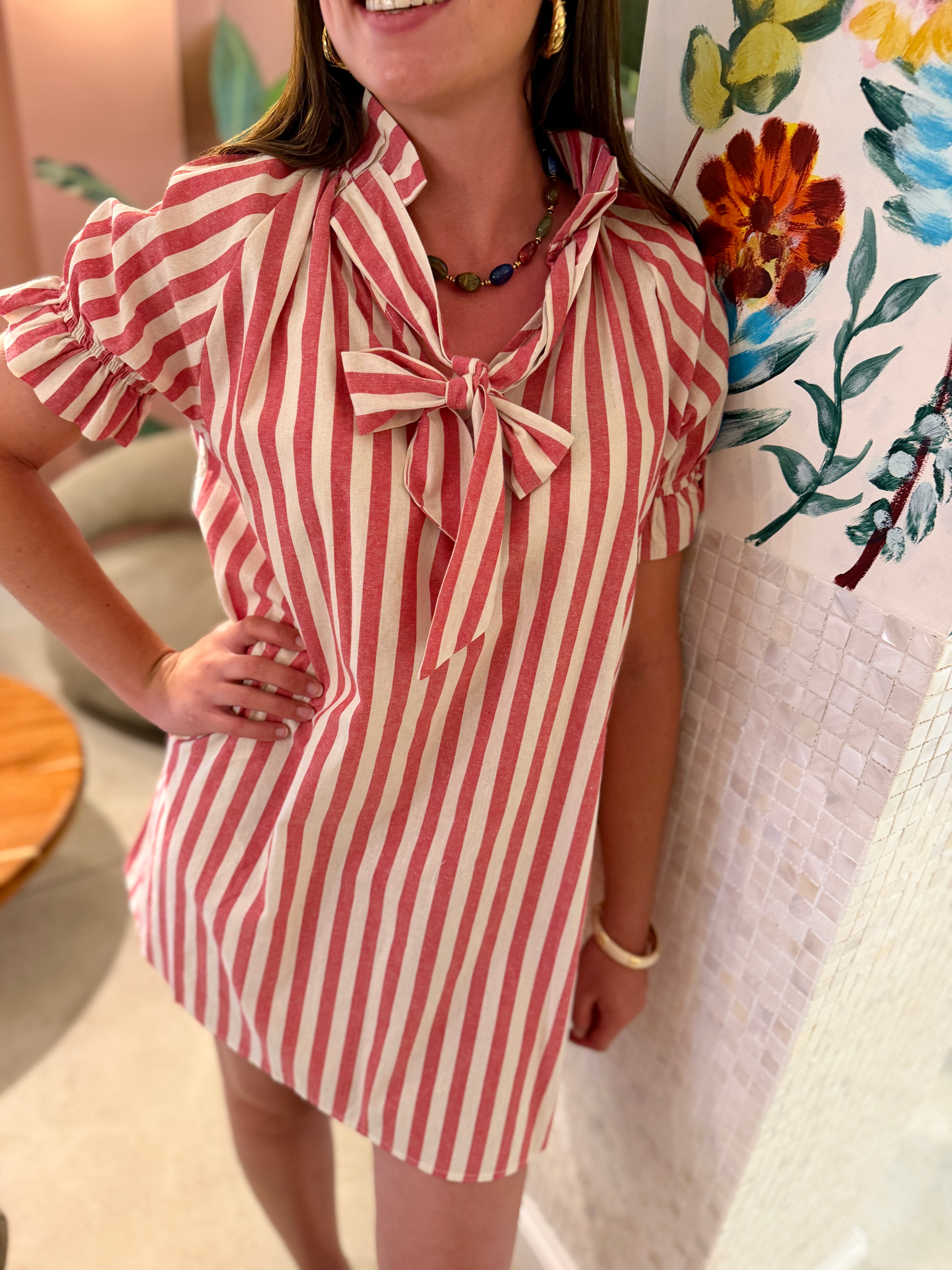 ROBE ADÈLE ROUGE