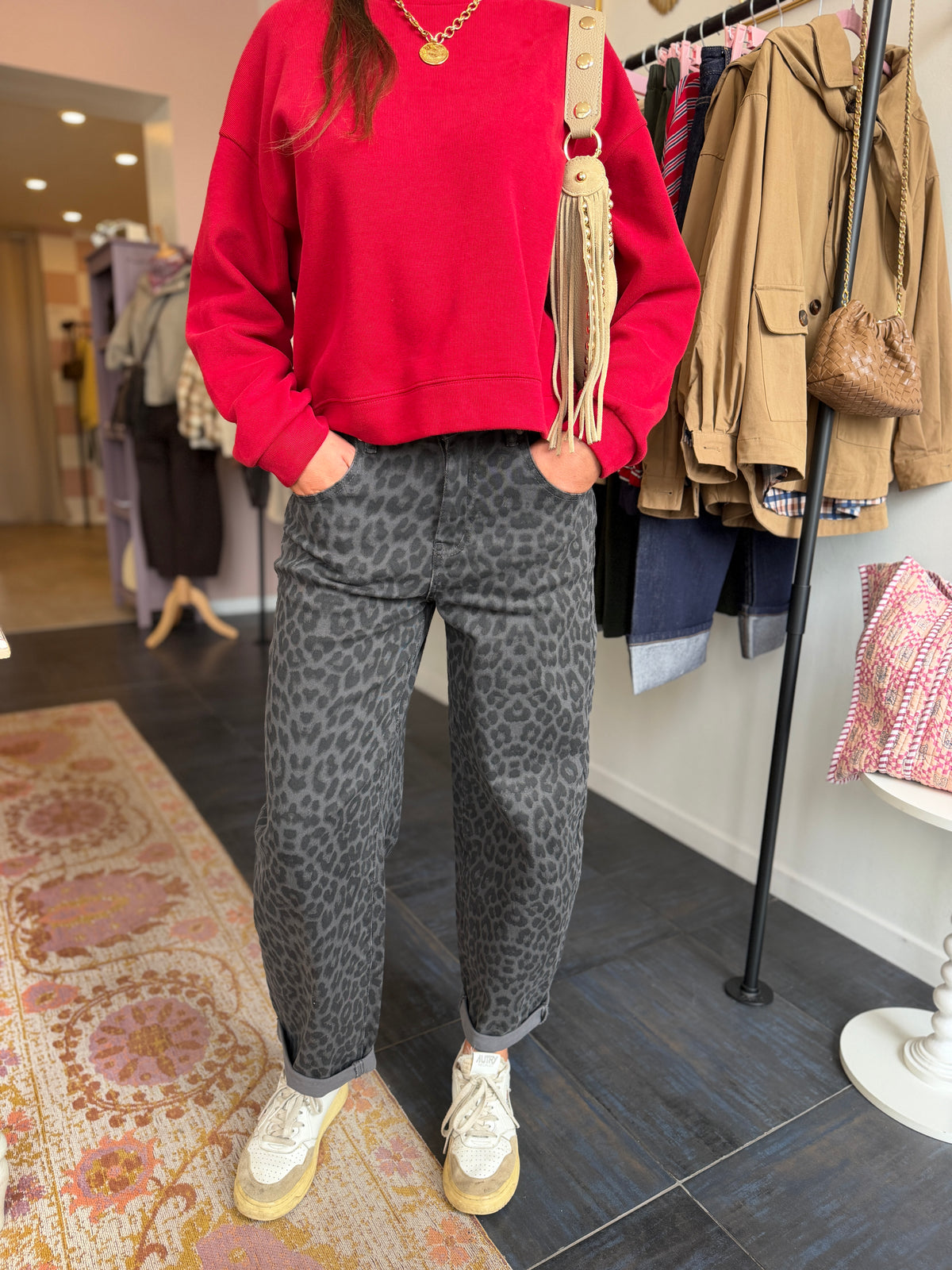 PANTALON LÉO GRIS
