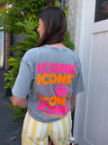 T-SHIRT ICONIC CLUB GRIS