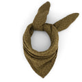 FOULARD BIANCA MINI LÉOPARD OLIVE