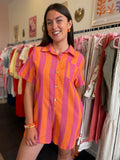 COMBISHORT FANNY ORANGE/ROSE