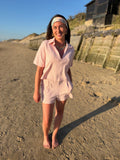 SHORT POLO ROSE