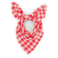 FOULARD BIANCA VICHY ROUGE