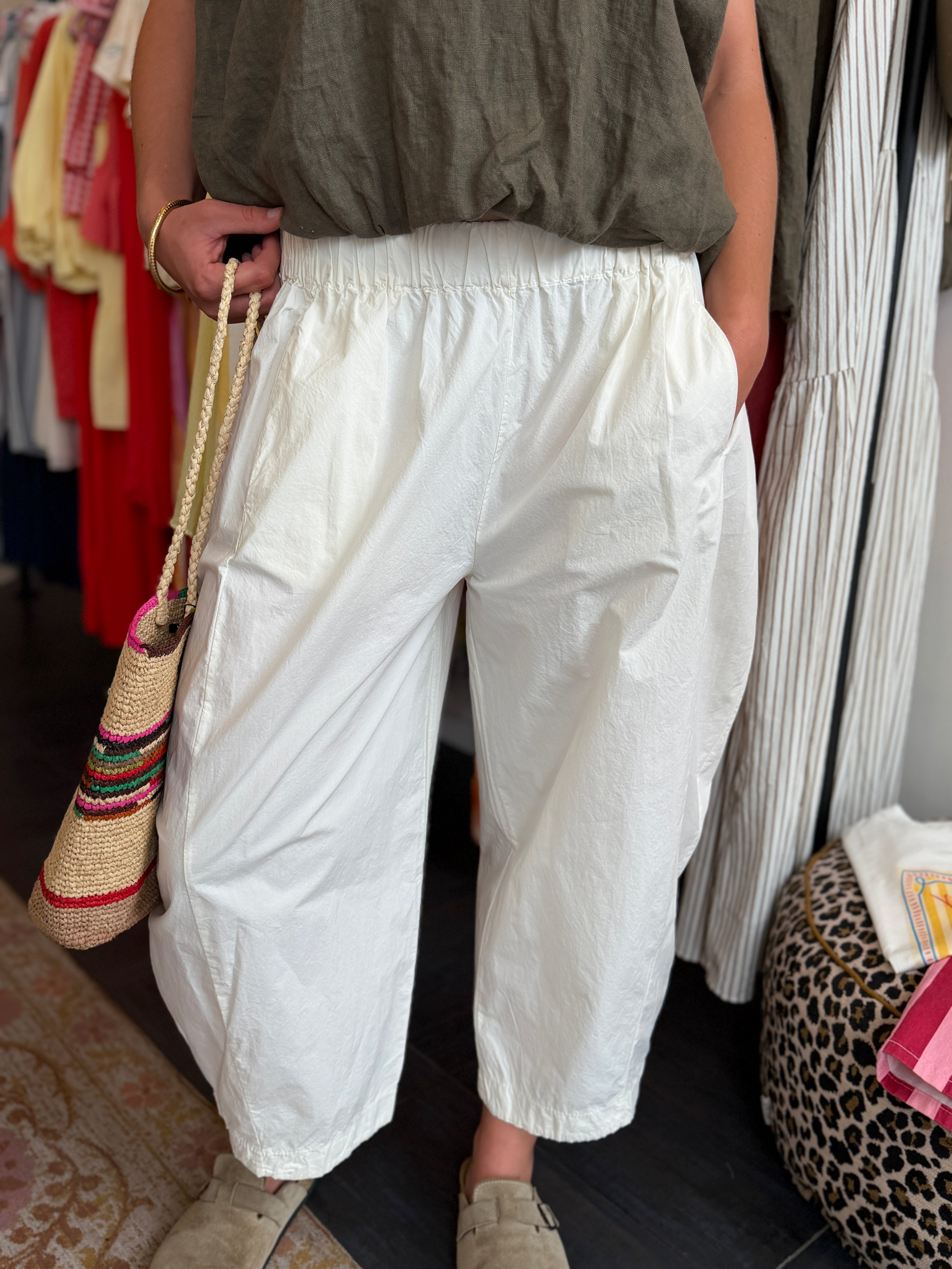PANTALON CLAUDIE ÉCRU