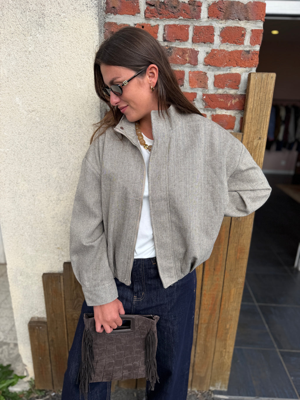 VESTE MARCEAU GRISE