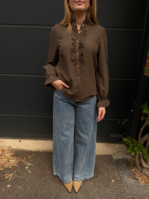 BLOUSE THÉA TAUPE