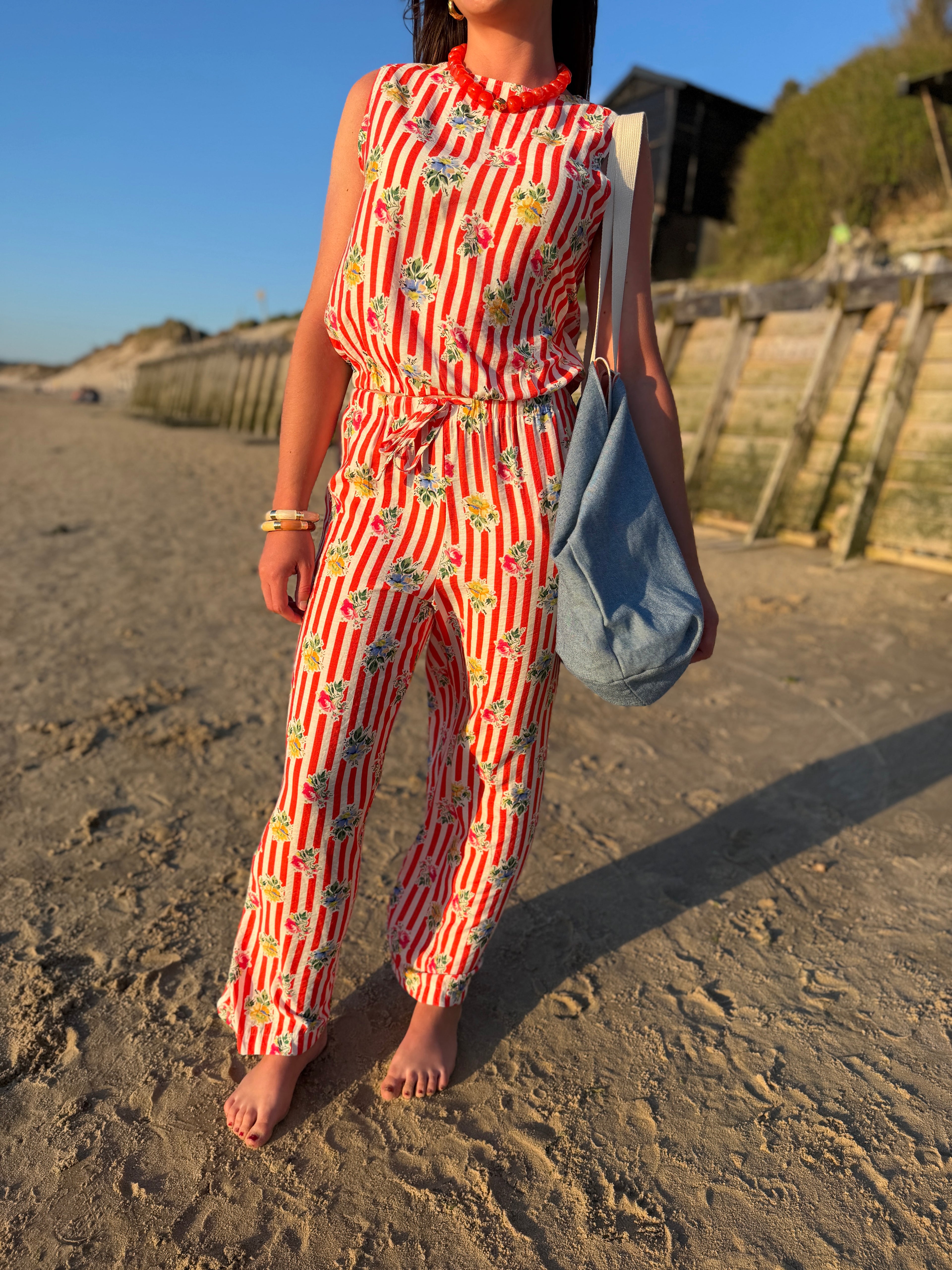 PANTALON AMY ROUGE