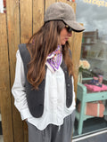 VESTE SANS MANCHES ALBA GRIS