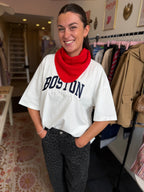 T-SHIRT BOSTON BLANC