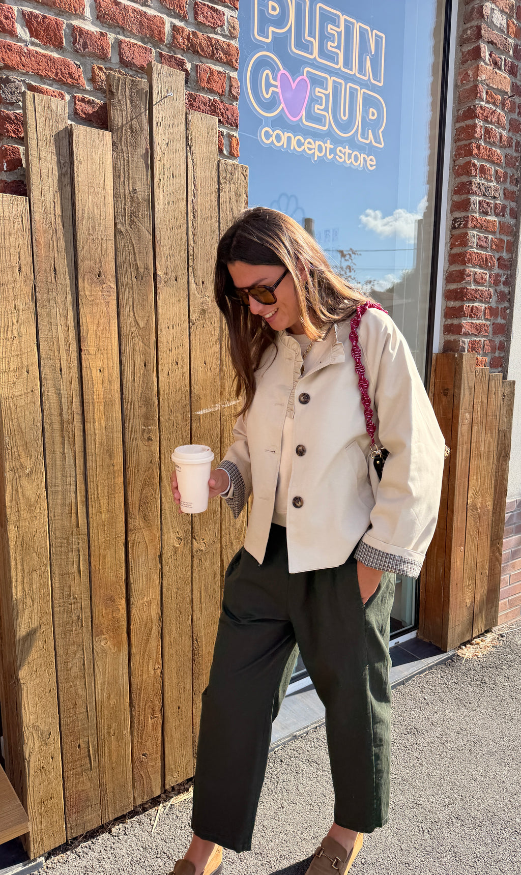 TRENCH MARIA BEIGE