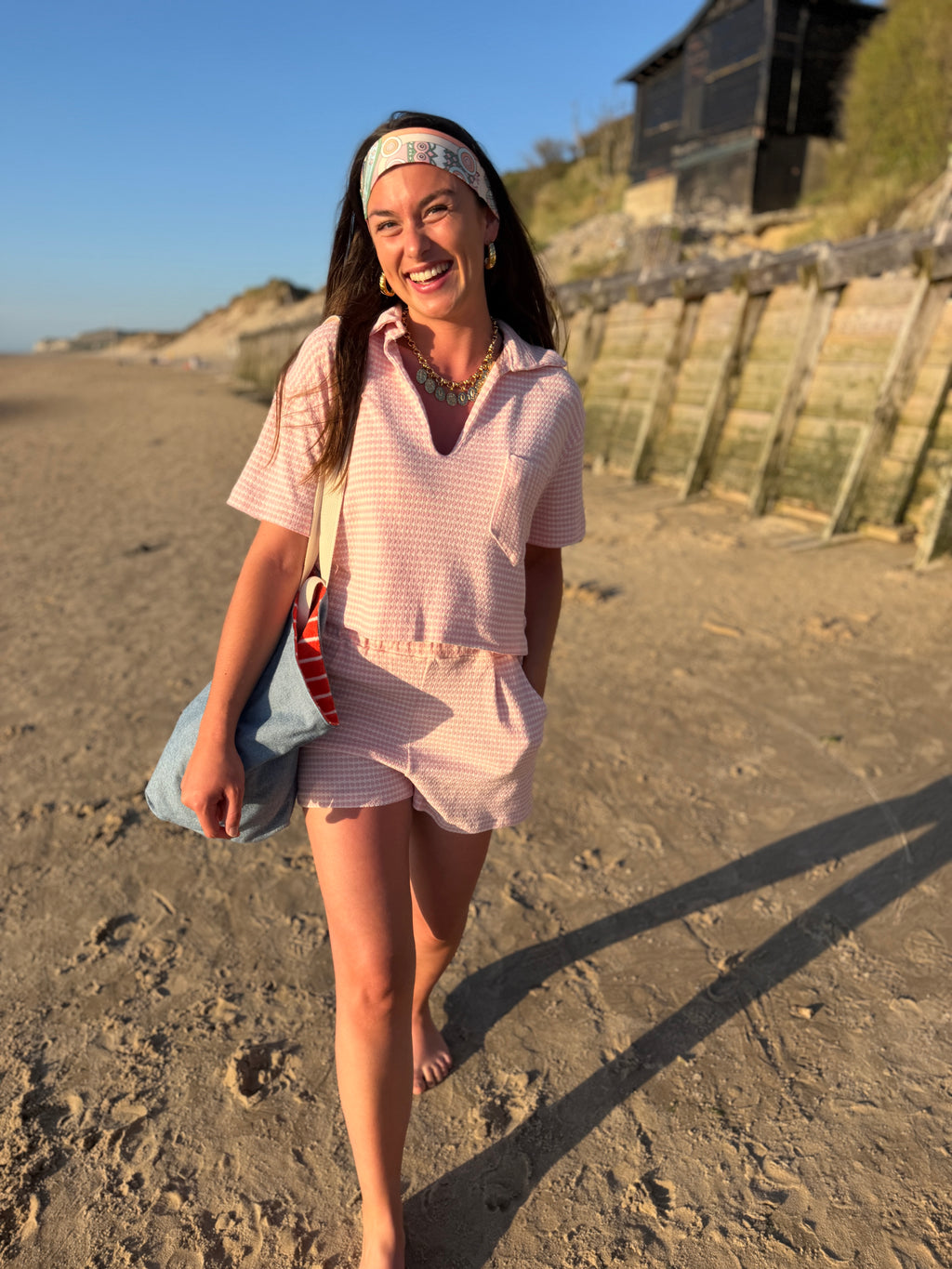 TOP POLO ROSE