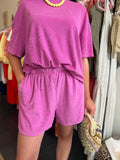 SHORT NINON MAUVE