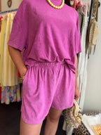 SHORT NINON MAUVE