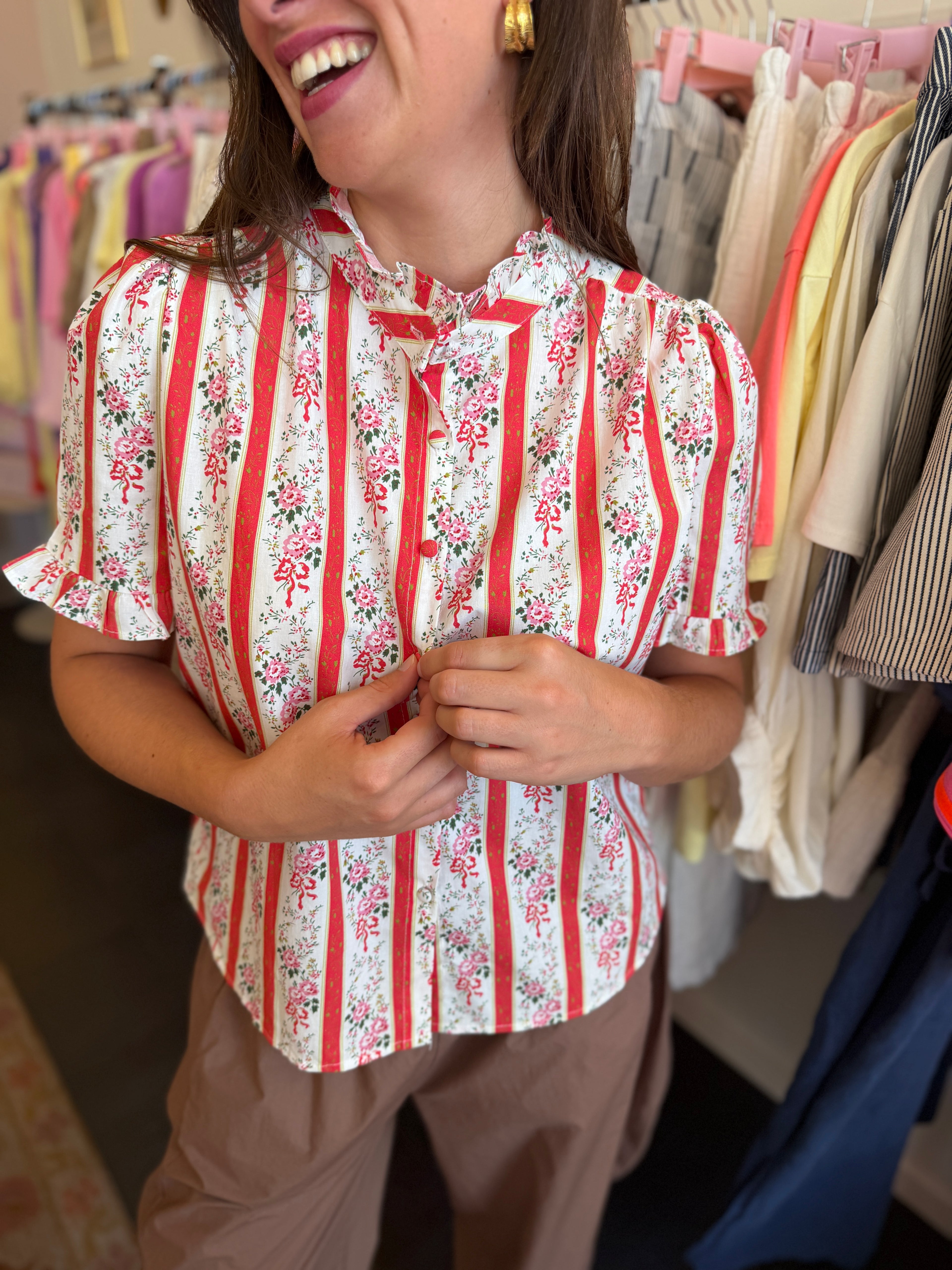 BLOUSE LISA ROUGE