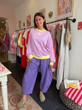 PANTALON CLAUDIE VIOLET