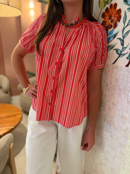 BLOUSE ISAAC ROUGE