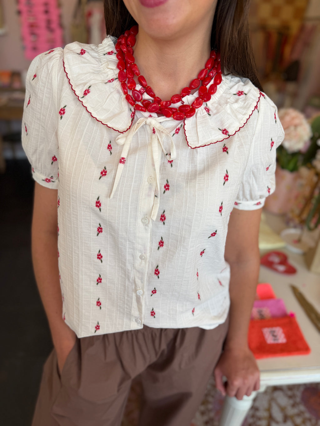 BLOUSE NORA ÉCRUE