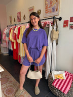 SHORT NINON VIOLET