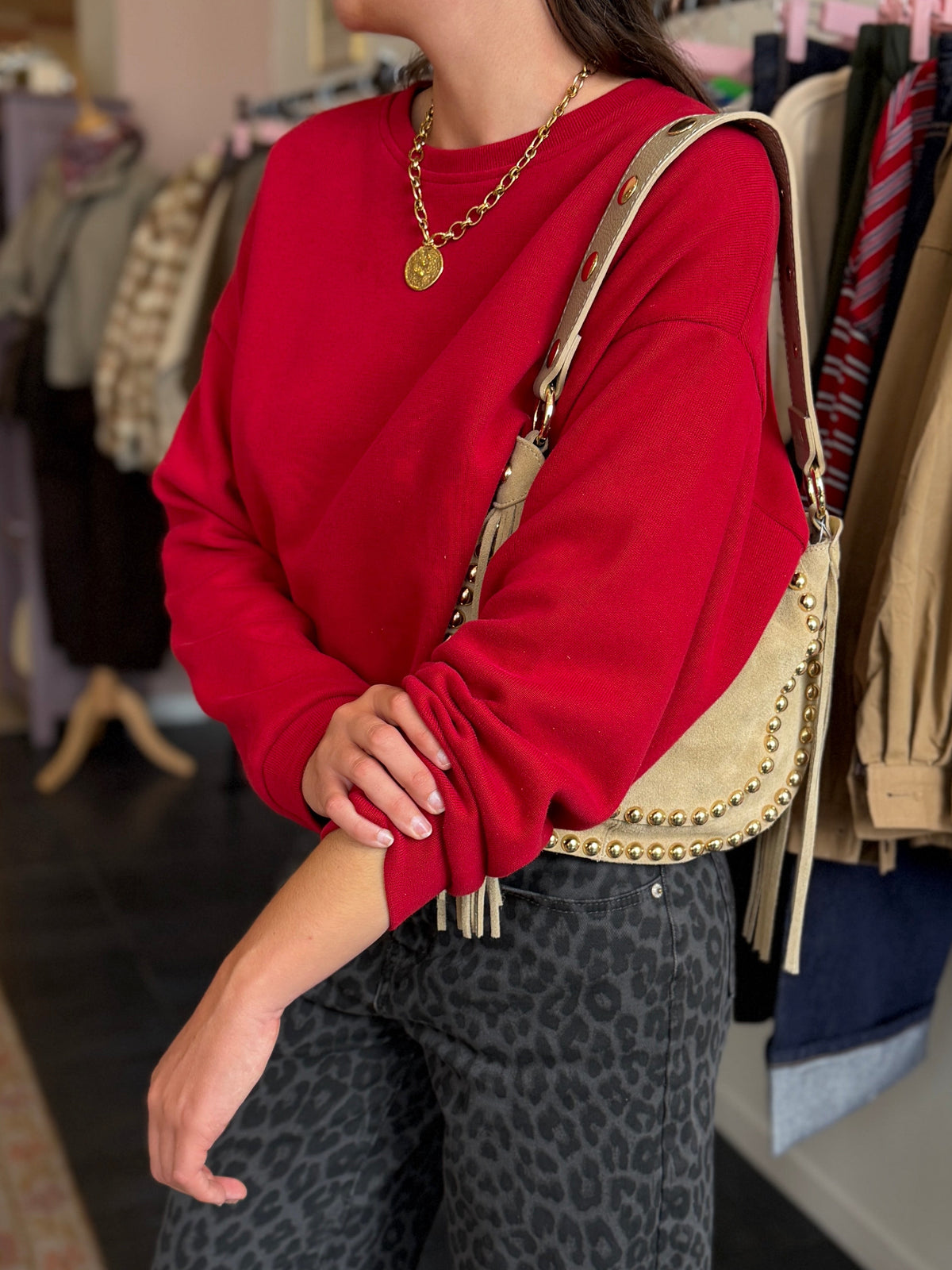SWEAT PAOLO ROUGE