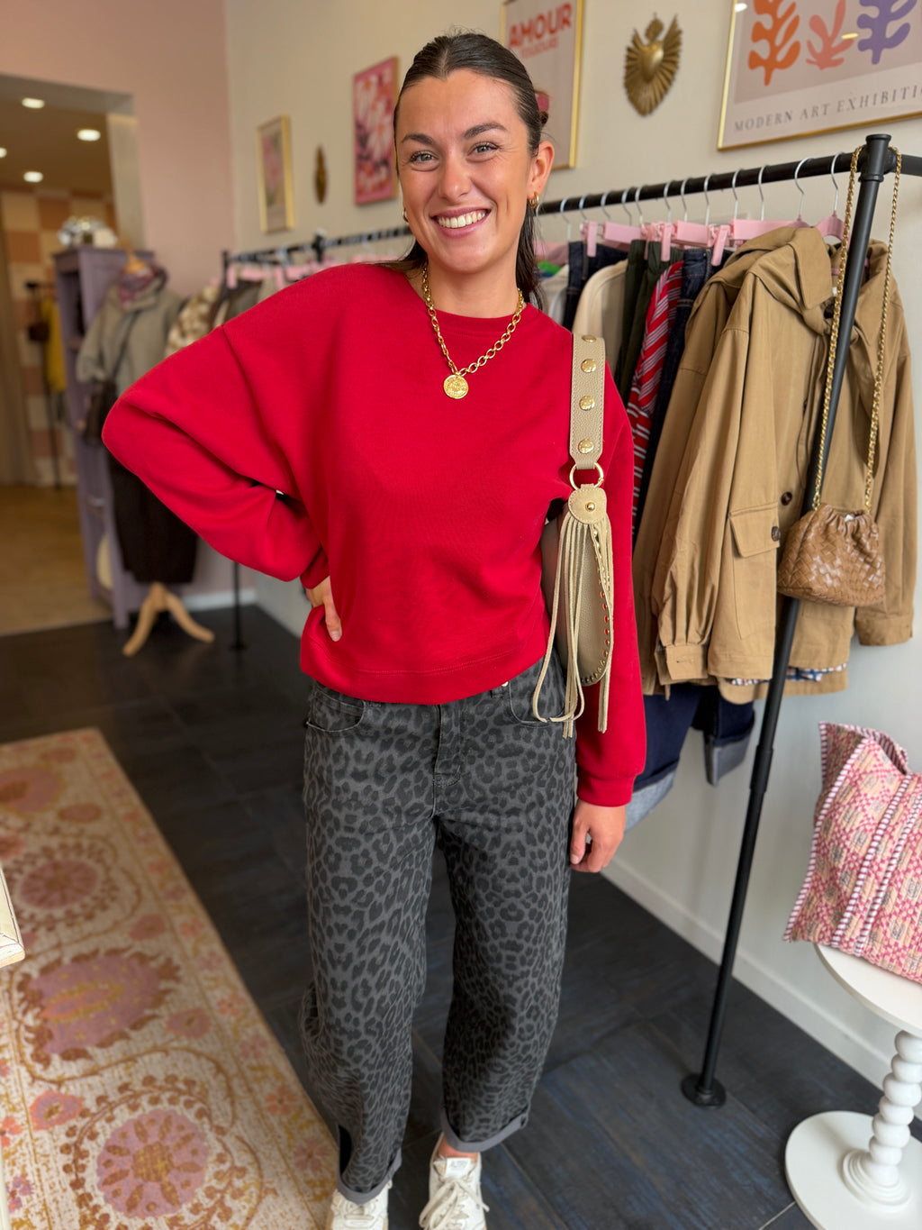SWEAT PAOLO ROUGE
