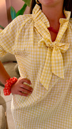 ROBE AMBRE JAUNE