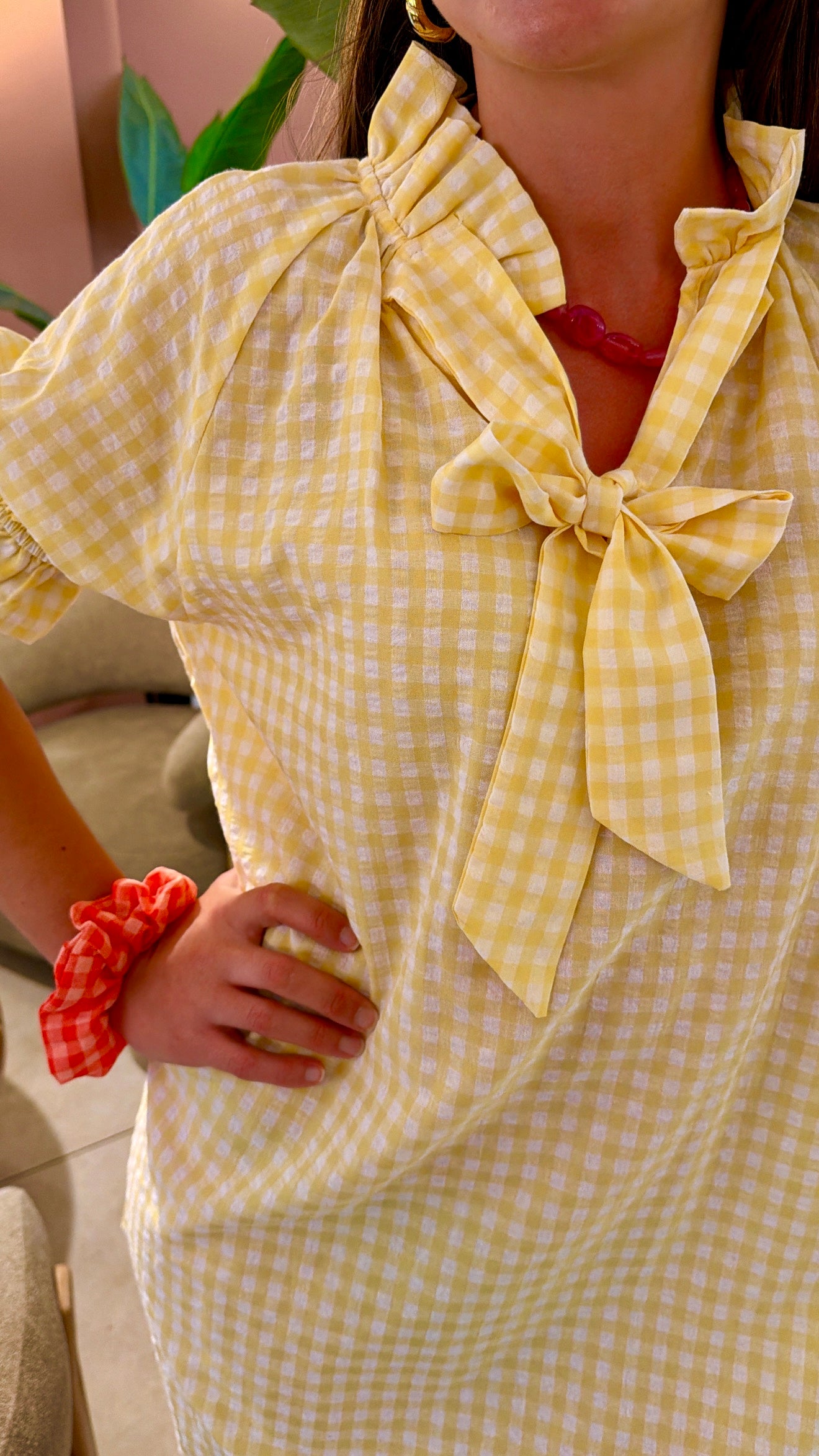 ROBE AMBRE JAUNE