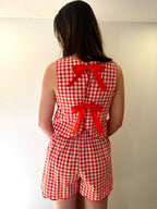 TOP MAÉ VICHY/ROUGE