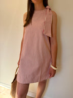 ROBE ROSIE ROUGE/BLANC