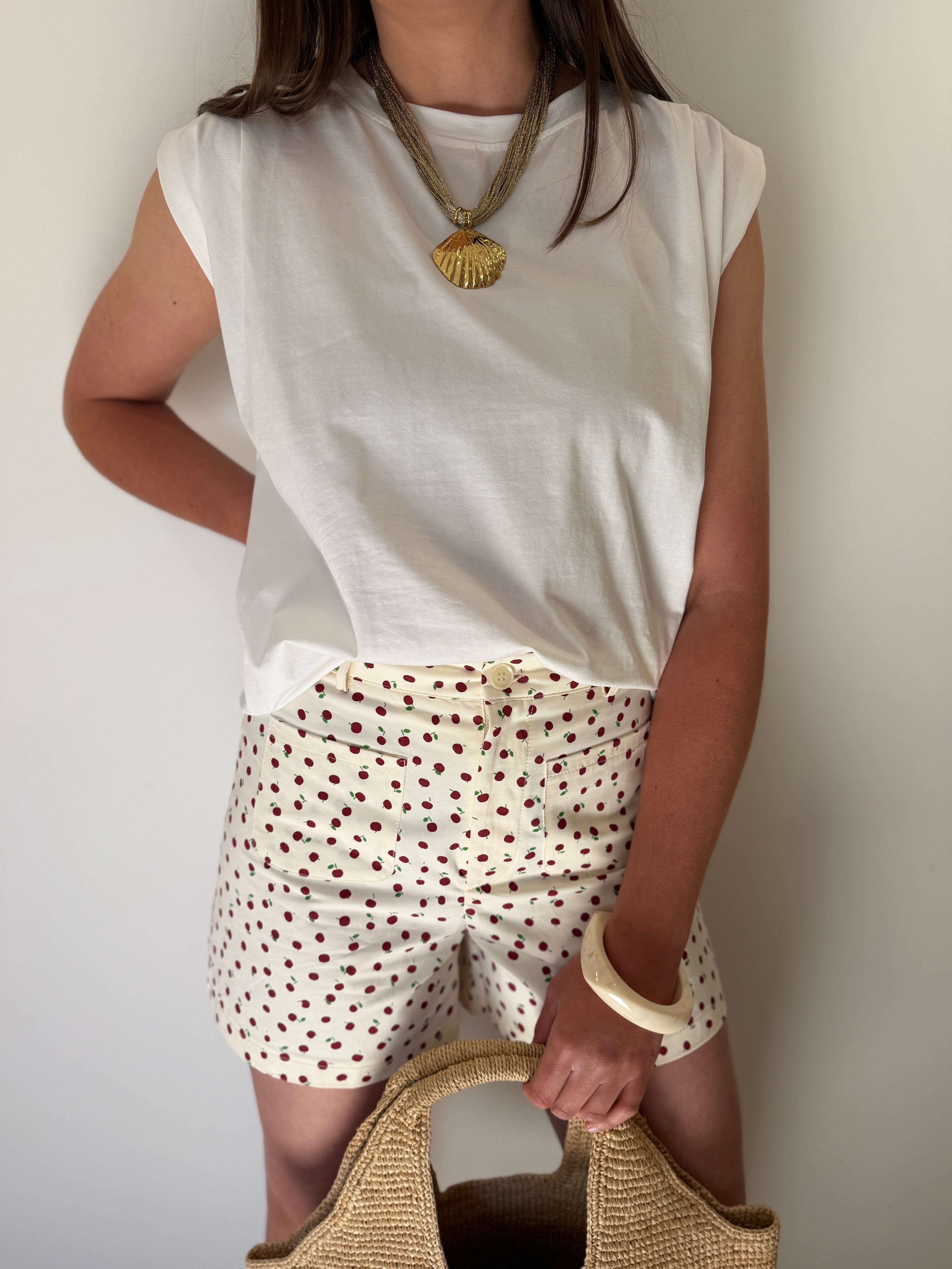 Short VICTORIA écru