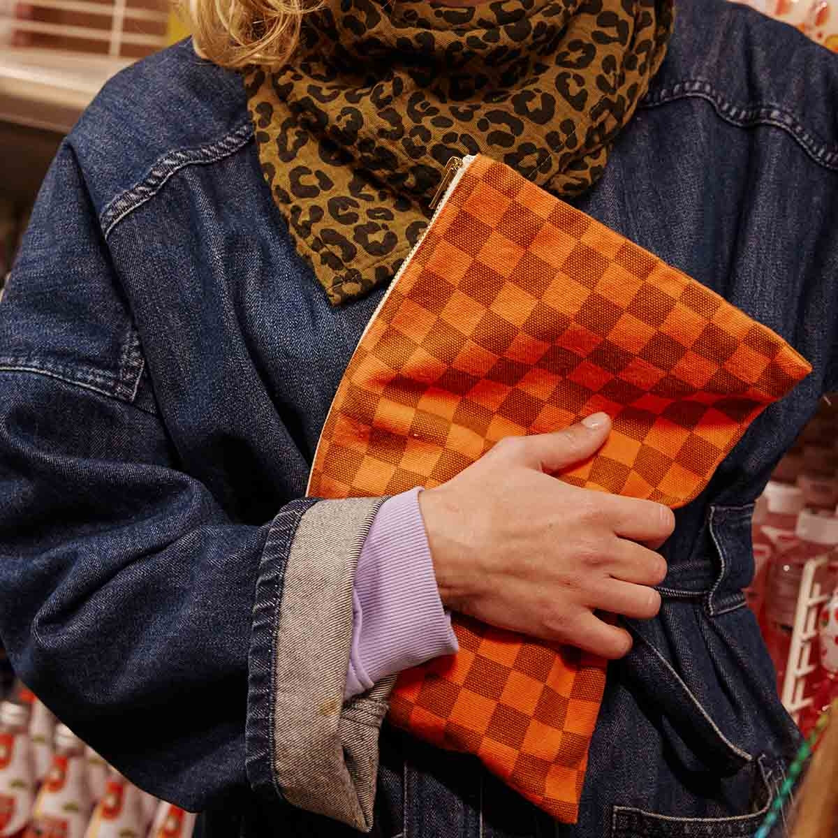 FOULARD BIANCA GRAOU OLIVE