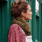 FOULARD BIANCA GRAOU OLIVE