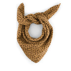 FOULARD BIANCA MINI LÉOPARD CAFÉ