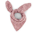FOULARD BIANCA MINI LÉOPARD CANDY PINK