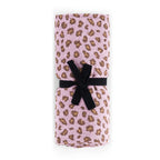 FOULARD BIANCA MINI LÉOPARD MAUVE