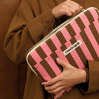 POCHETTE ORDINATEUR PINK/OLIVE
