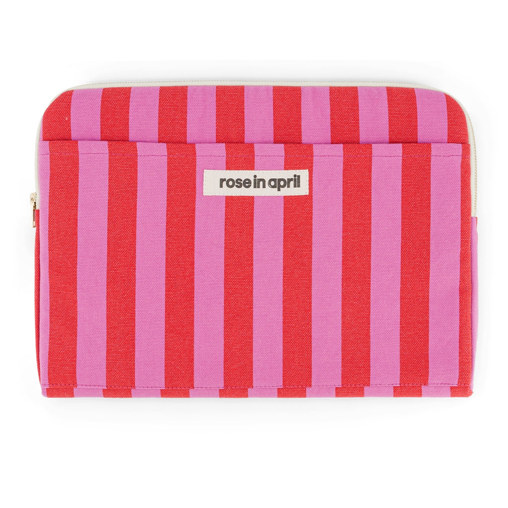 POCHETTE ORDINATEUR ORCHIDÉE/TOMATO