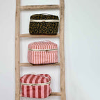 VANITY OONA RAYURES PECAN/STRAWBERRY