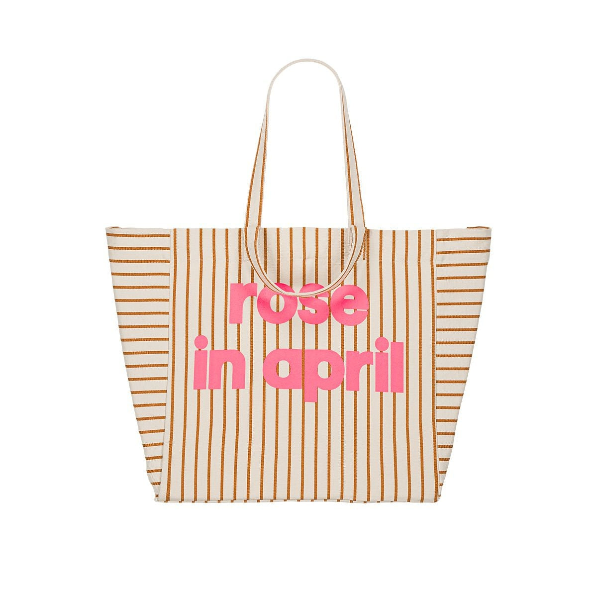 SAC CABAS ELISA RAYURES TENNIS PECAN